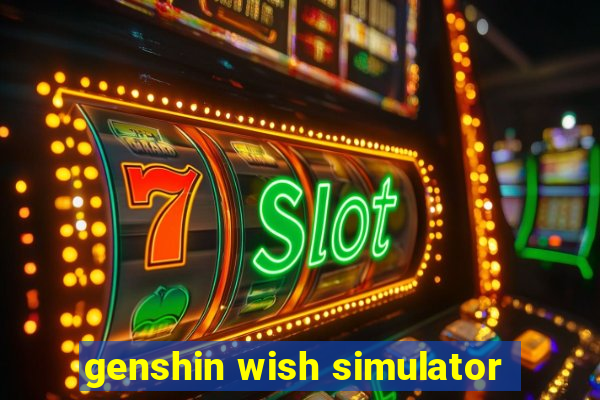 genshin wish simulator